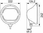 Rallye 3003 Chromе LED Фара дальнего света с габаритом (реф. 50)